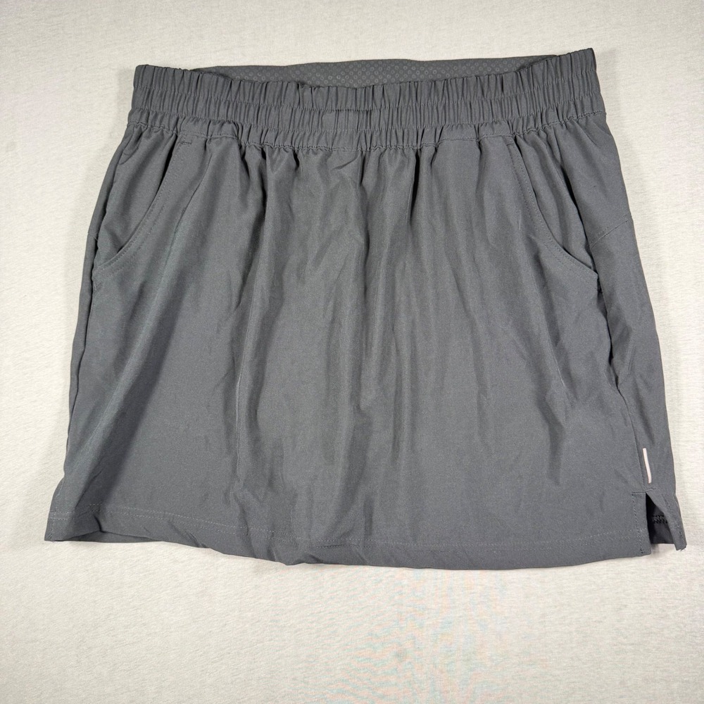Columbia Womens Anytime Casual Skort Dark Grey Athletic‎ Hiking Skirt Large